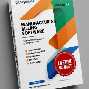 Manufacturing Billing Software(Lifetime)