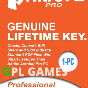 JaxKing Nitro PDF 12 Pro Genuine PDF Editing Software (Lifetime / 1 PC) (Instant Delivery)